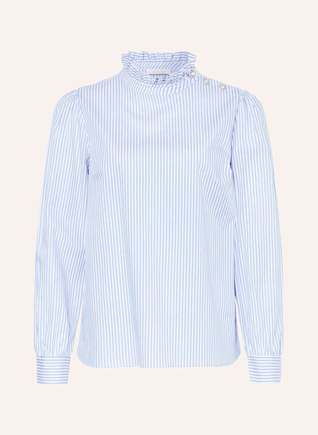 Блузка-рубашка с рюшами