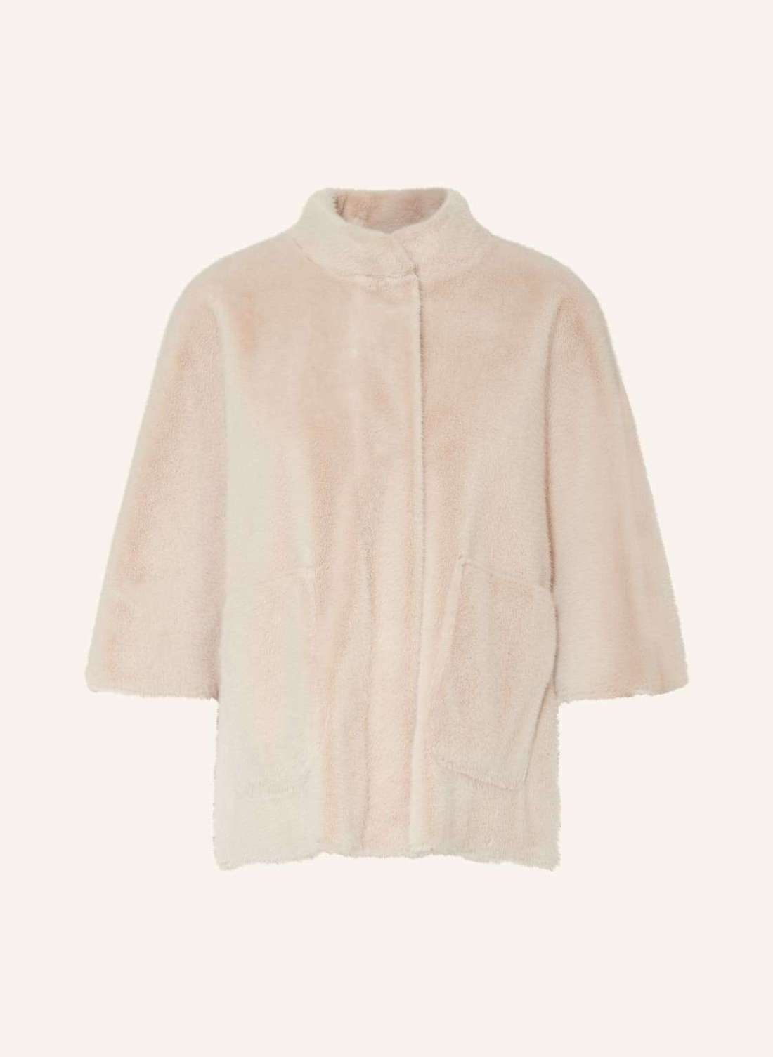 Пончо из искусственного меха