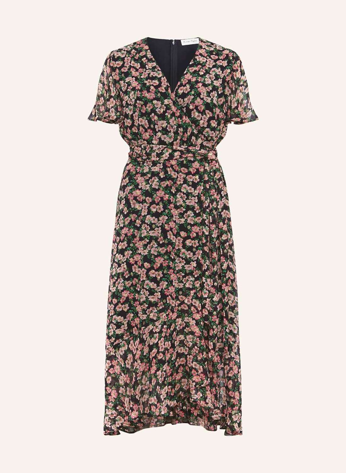 Платье из блестящей пряжи и воланов JULIETTE