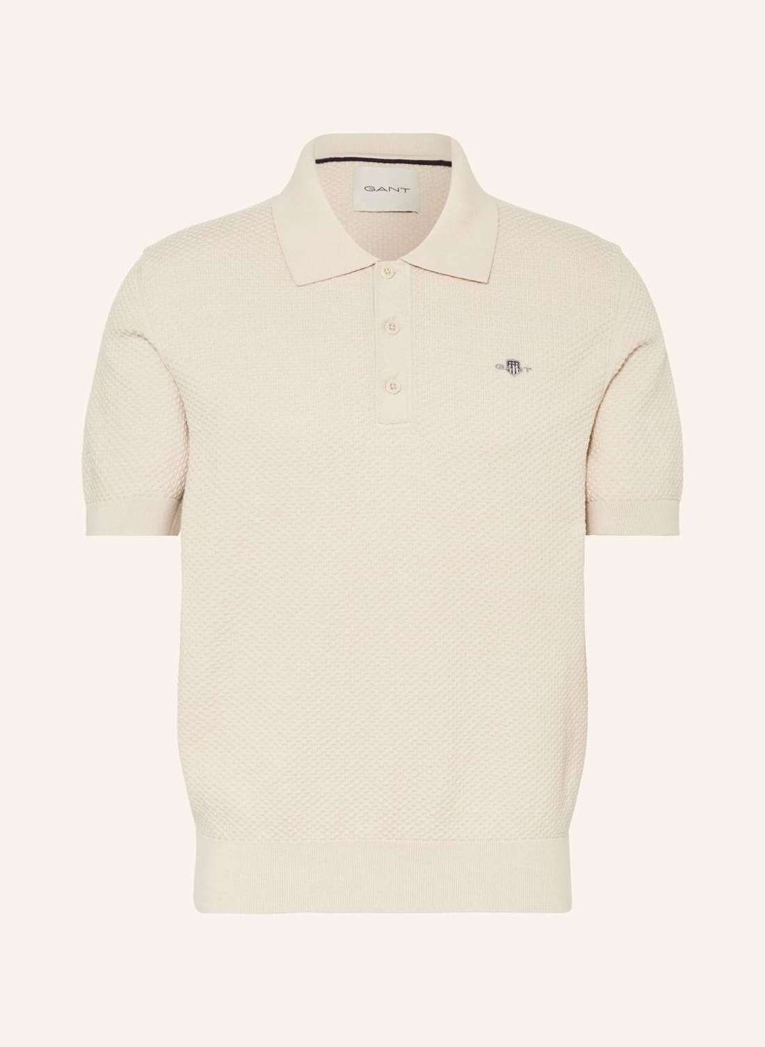 Вязаная рубашка-поло