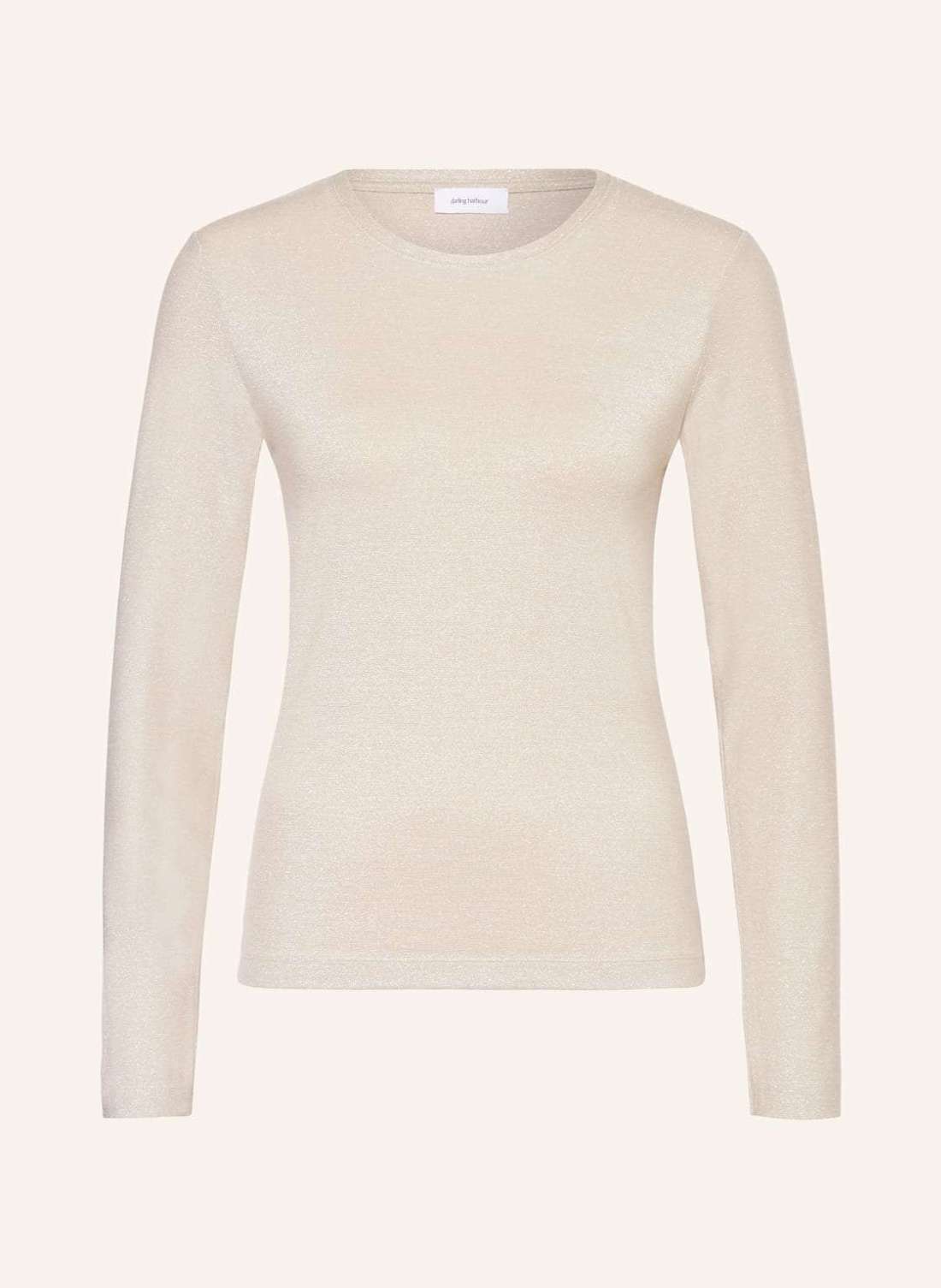 Лонгслив из блестящей пряжи