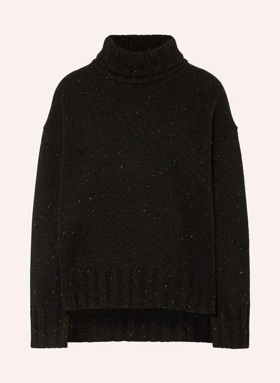 Свитер-водолазка с пайетками