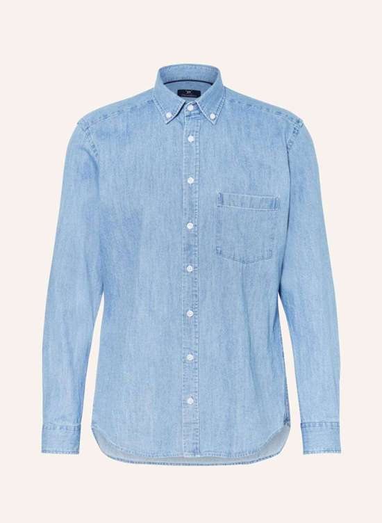 Джинсовая рубашка обычного кроя