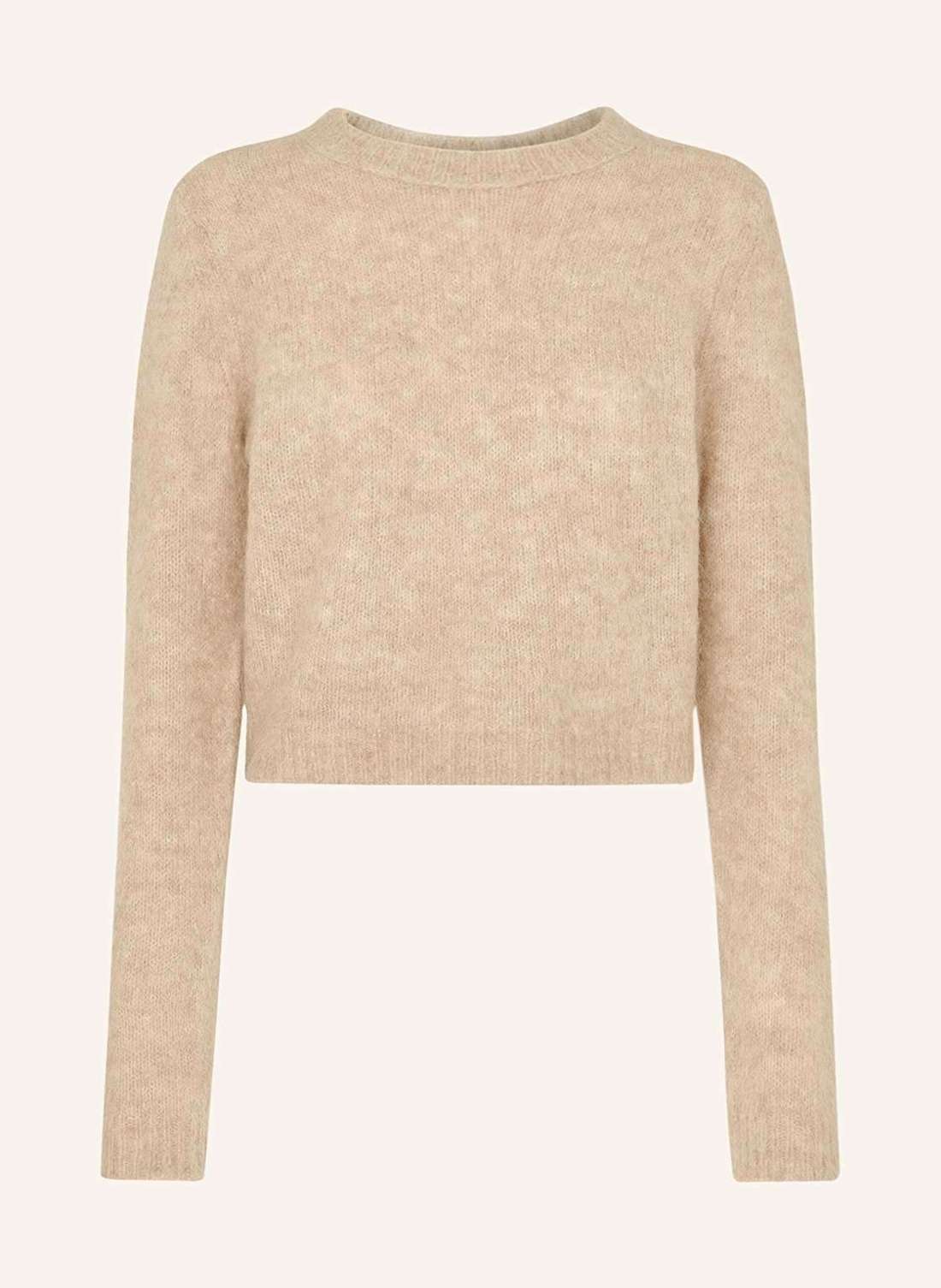 Укороченный свитер из альпаки