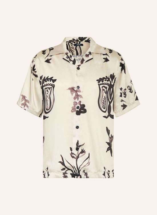 Комфортная курортная рубашка из атласа BABYLON