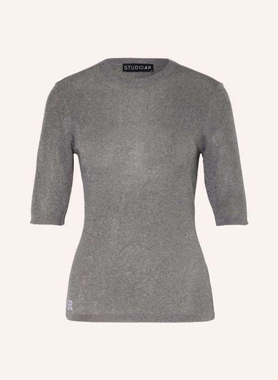 Вязаная рубашка из блестящей пряжи MARTI