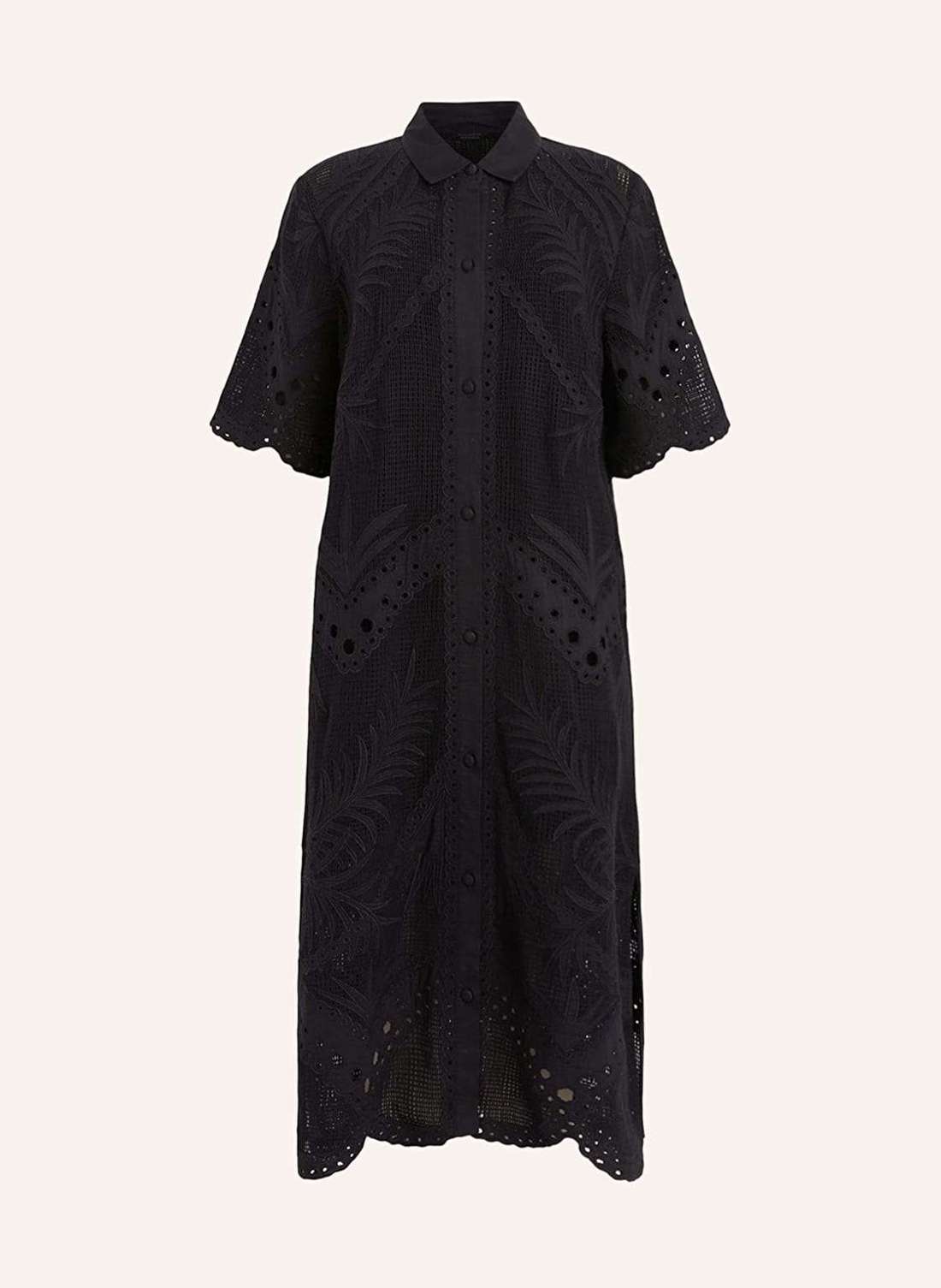 Кружевное платье-рубашка MERIA