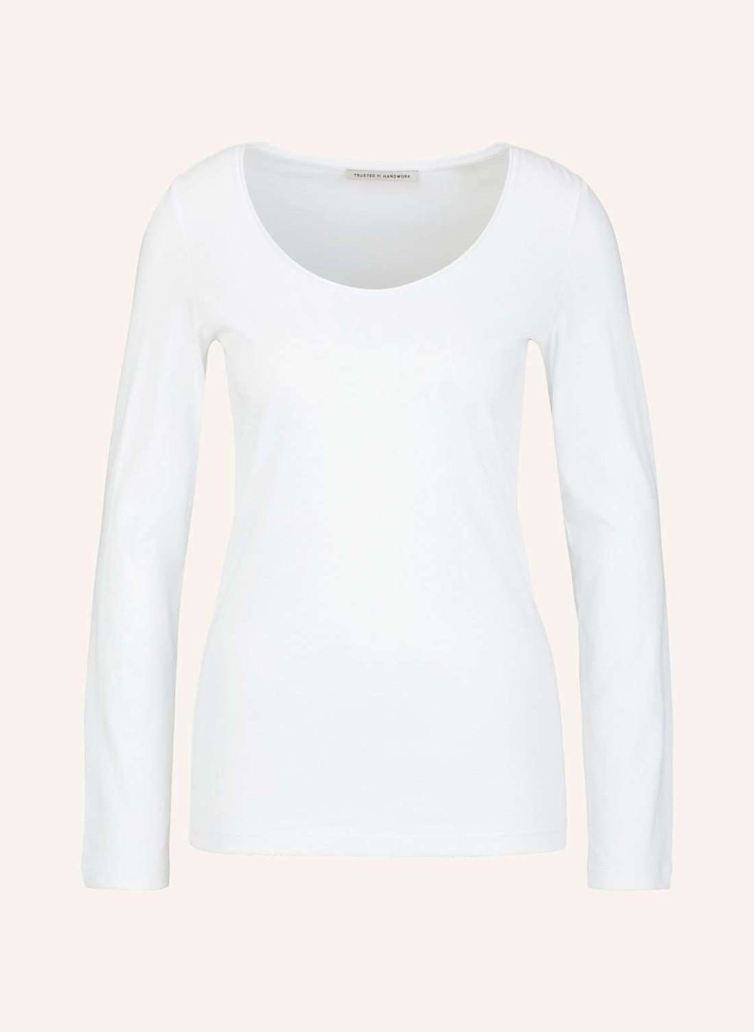 Футболка с рукавом 1/1 и закругленной кромкой