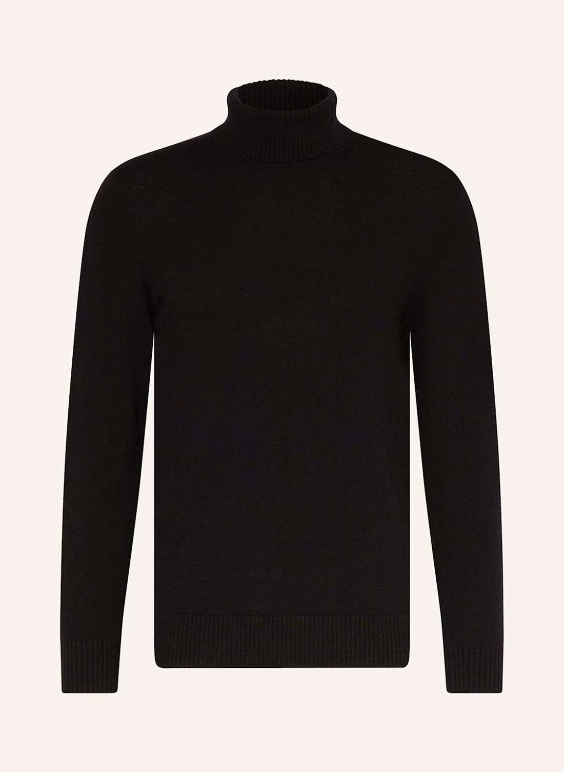 Пуловер с высоким воротником
