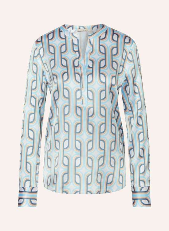 Шелковая блузка-рубашка