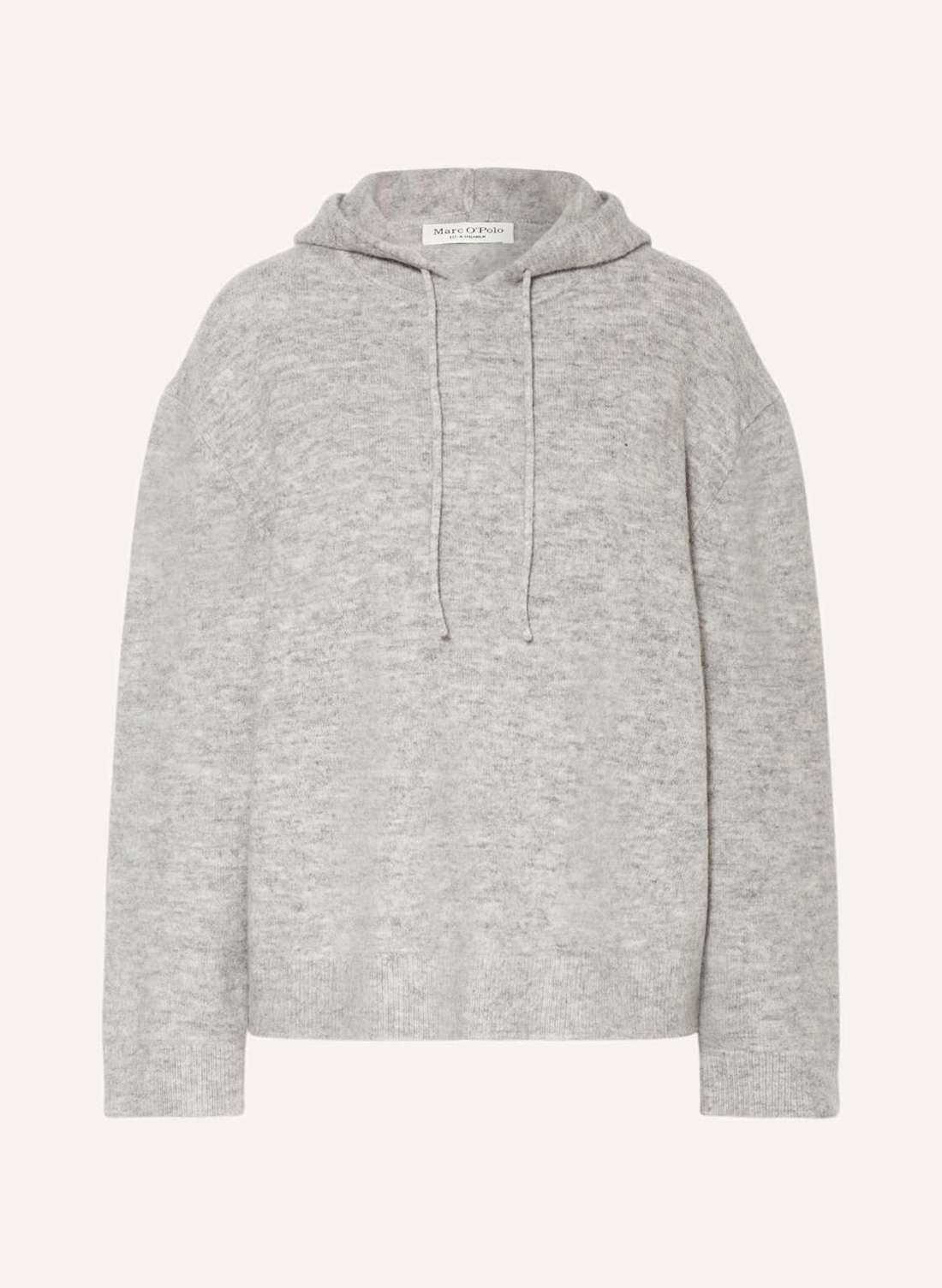 Вязаная толстовка с капюшоном