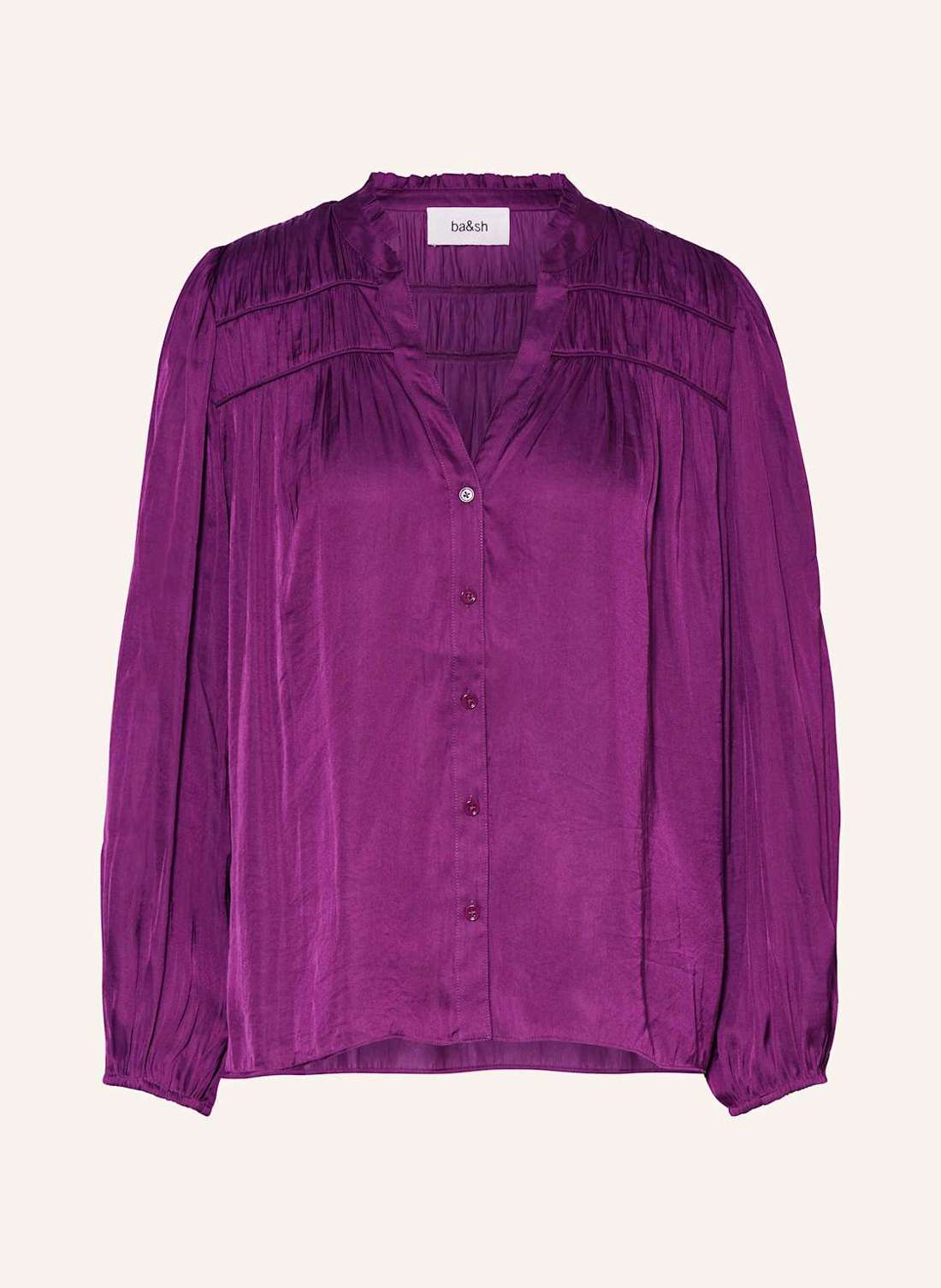 Атласная блузка CESSIA