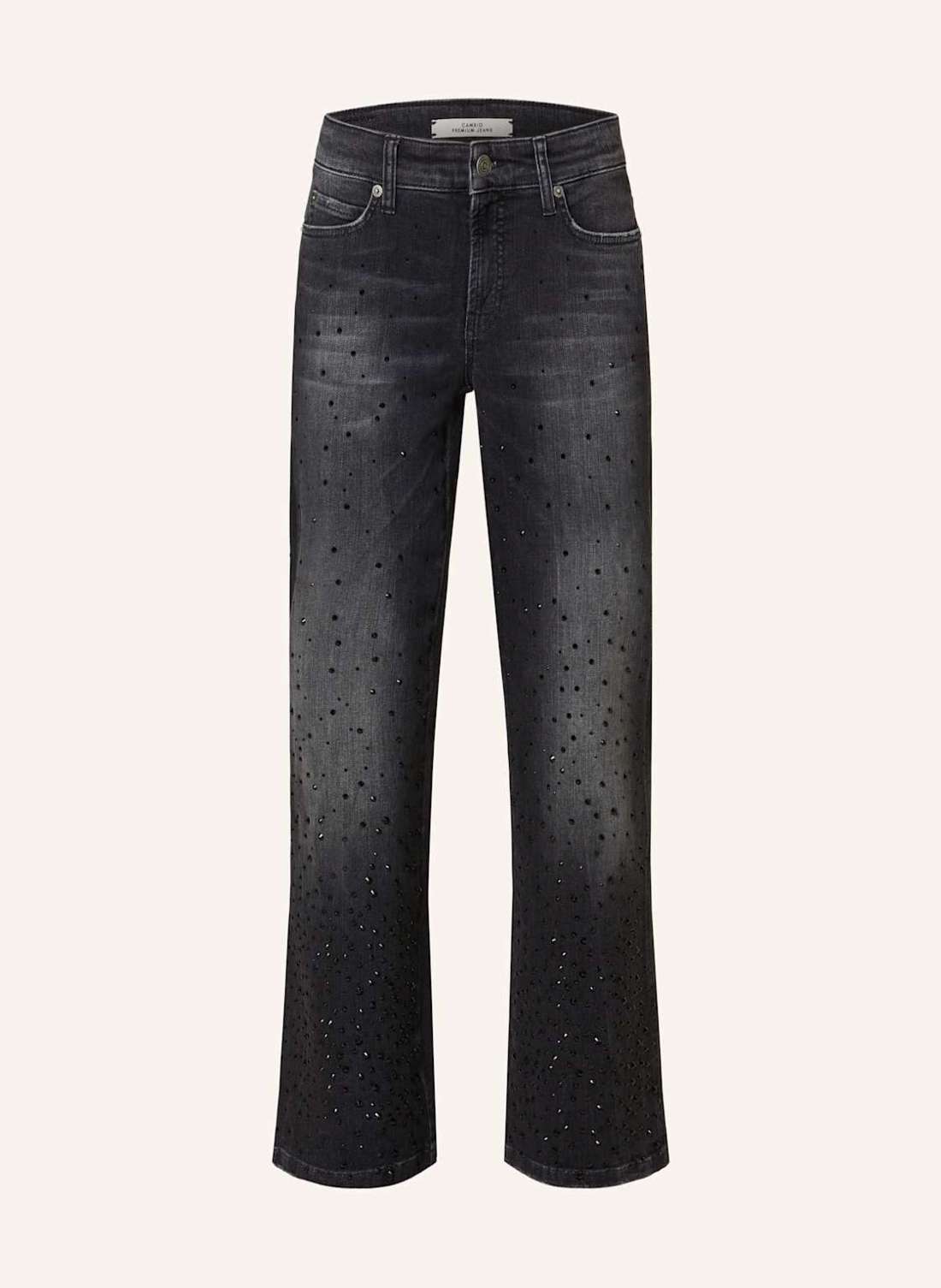 Джинсы bootcut с драгоценными камнями FRANCESCA