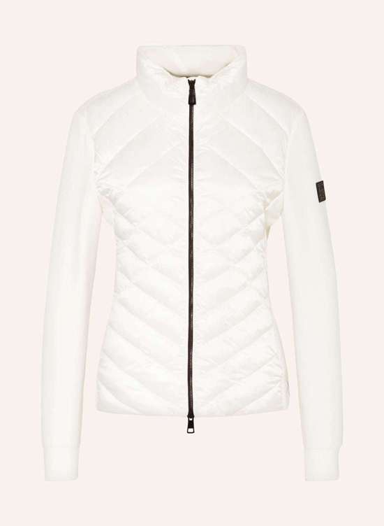 Стеганая куртка из смеси материалов