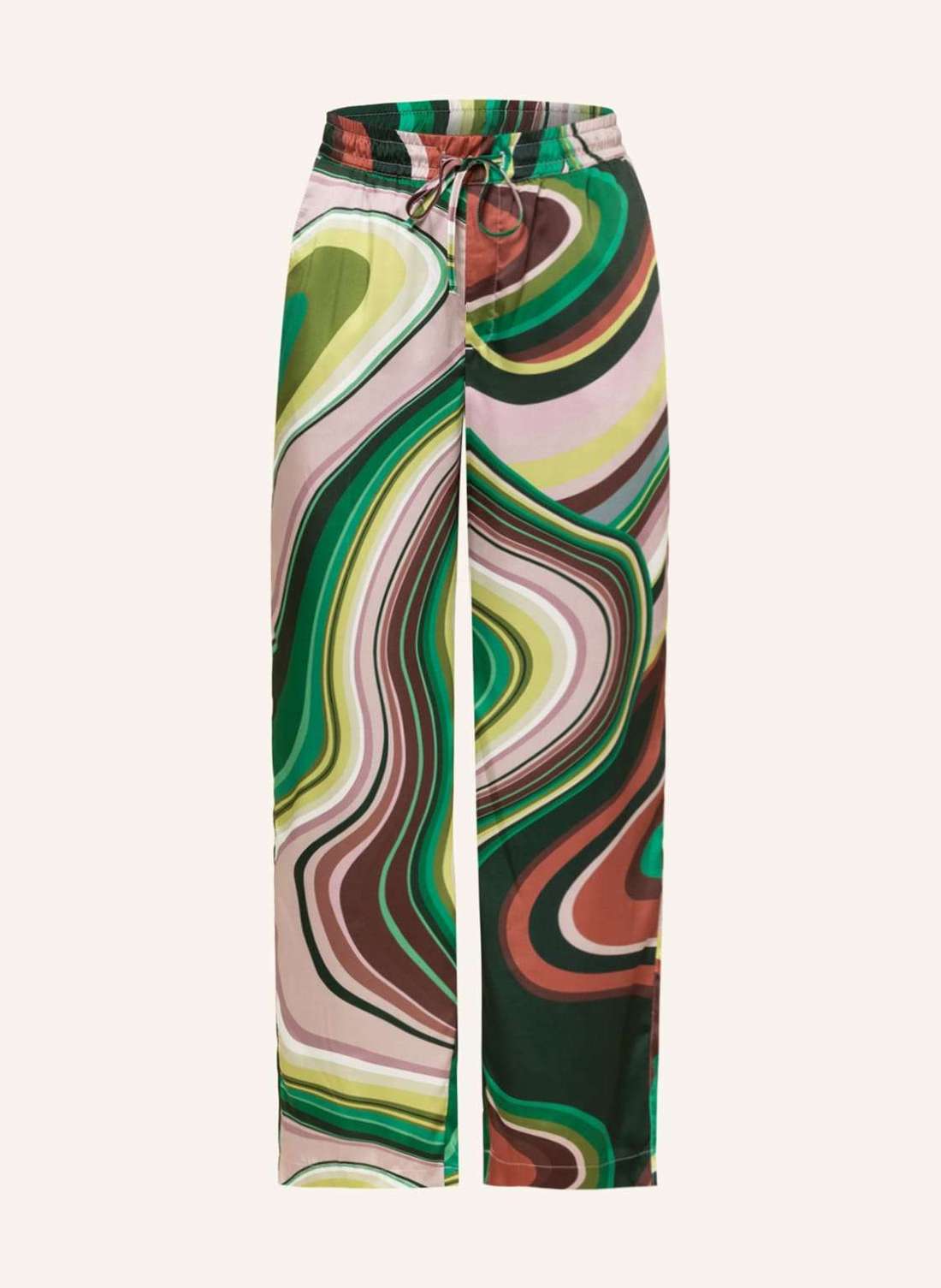 Брюки марлен из атласа. ESTHER