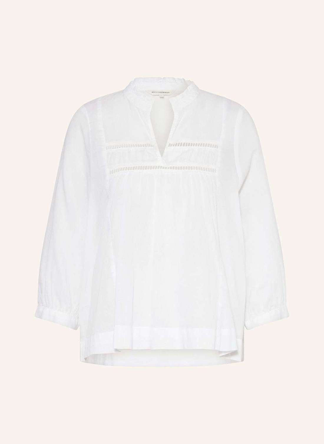 Блузка-рубашка с рукавами 3/4 и кружевом с люверсами MSCHJEALUA