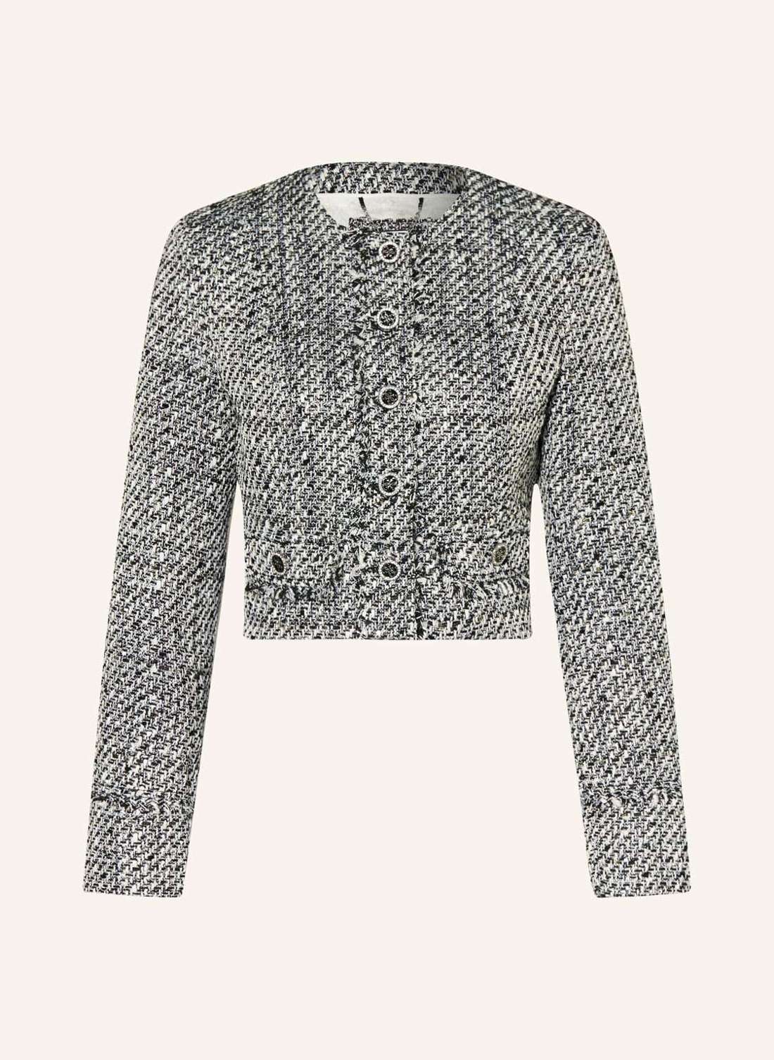 Твидовый жакет с блестящими нитками