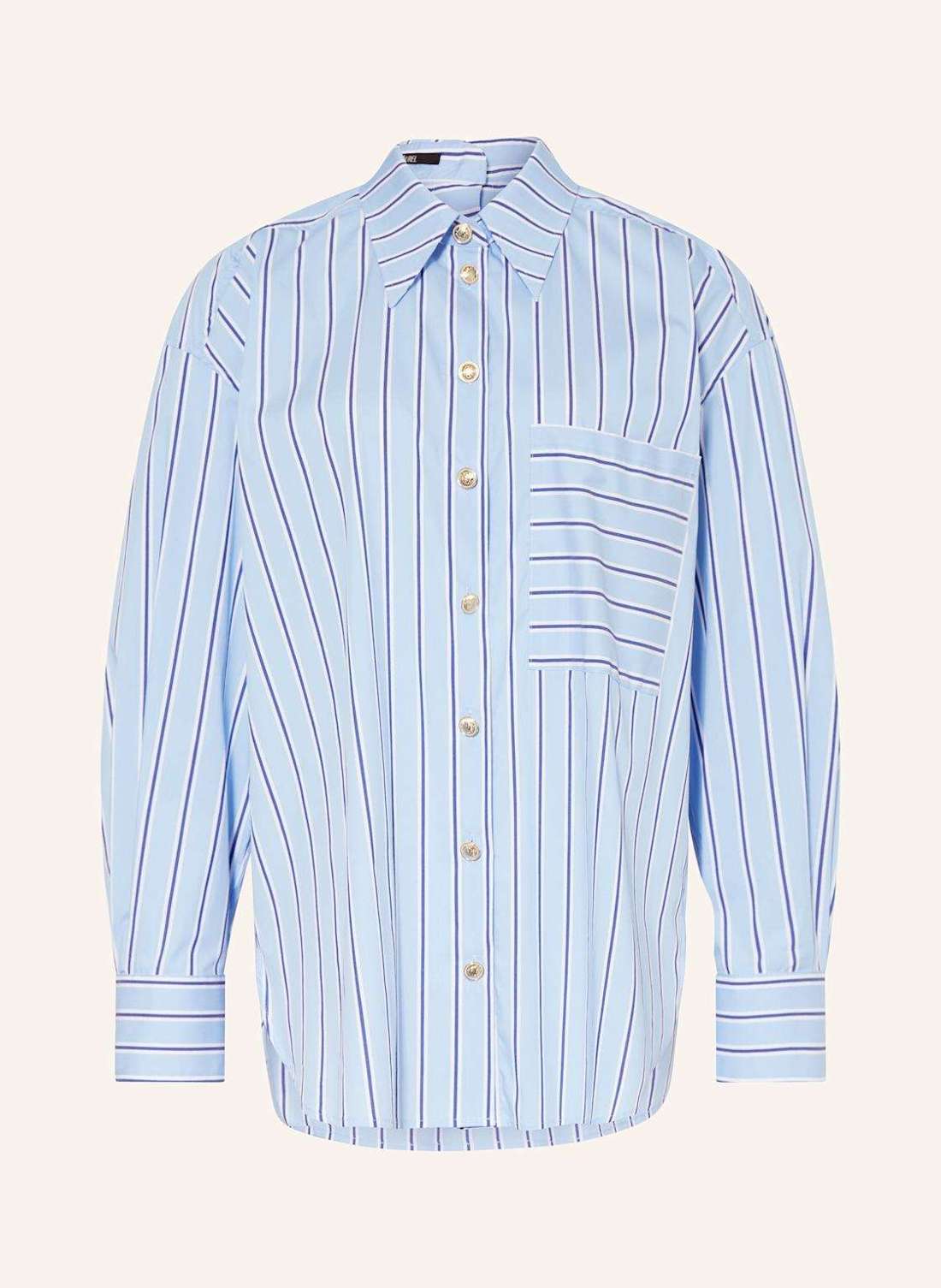 Блузка-рубашка оверсайз