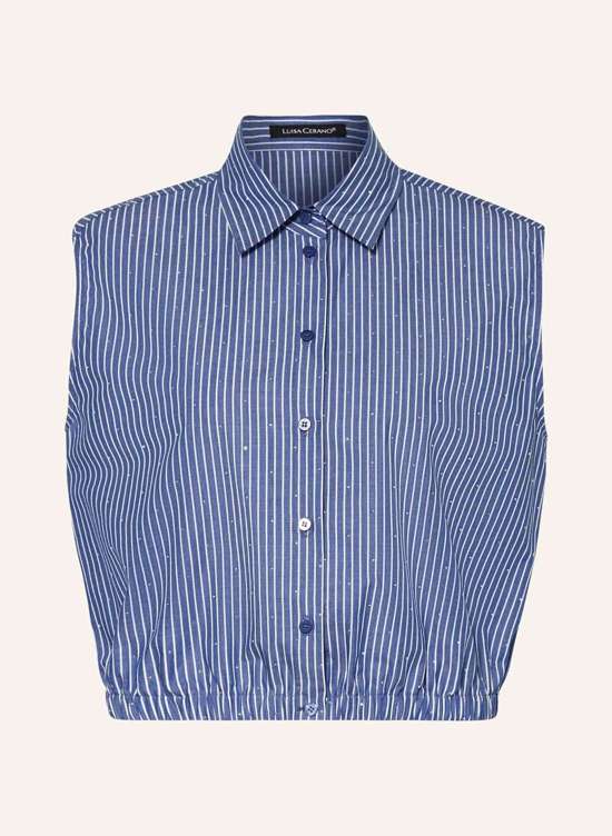 Блузка-топ с драгоценными камнями