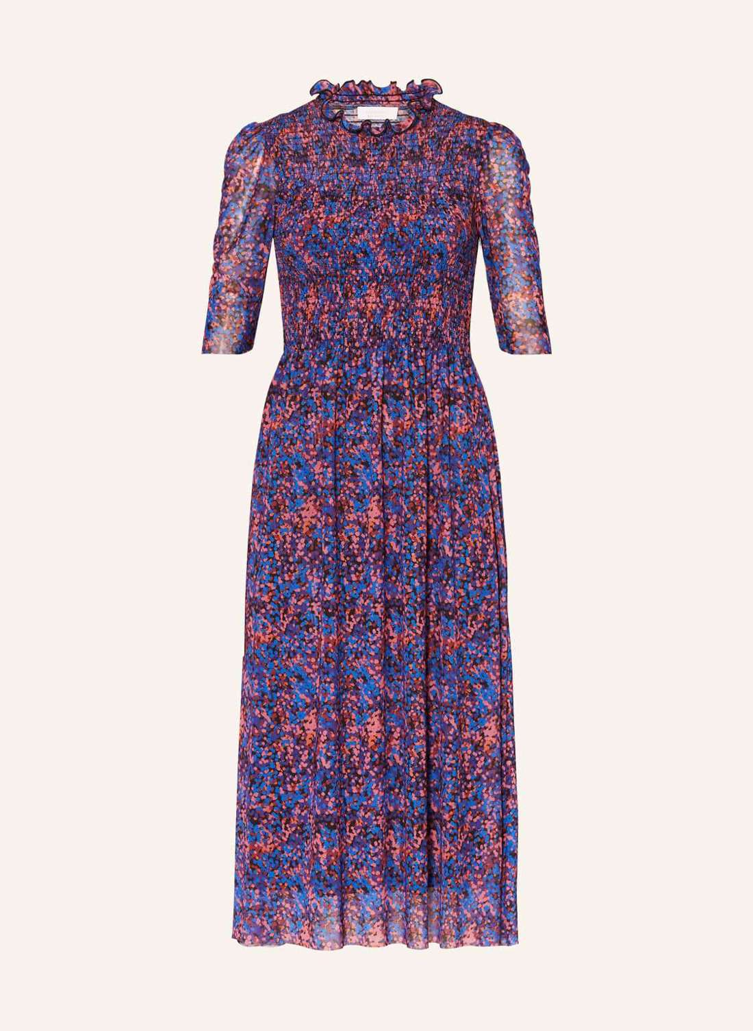 Сетчатое платье