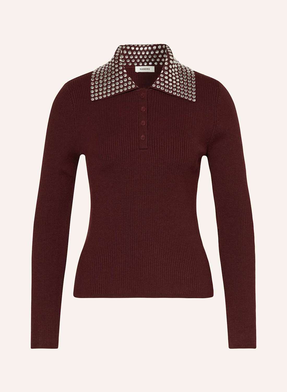 Свитер с заклепками