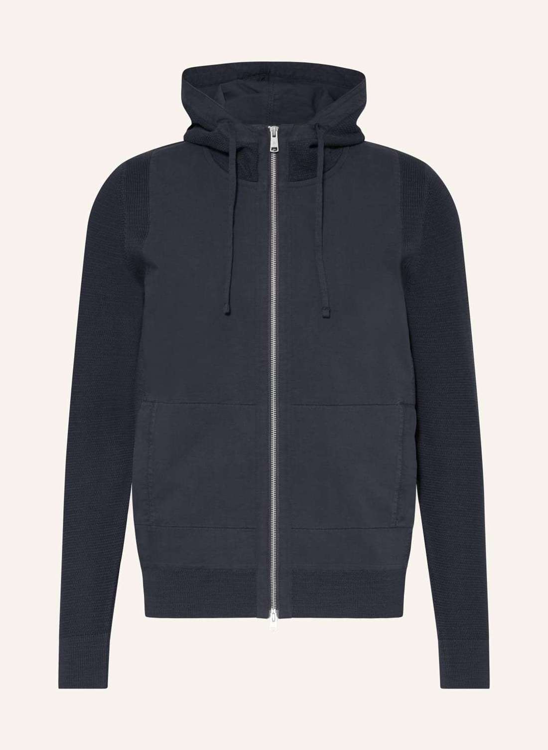 Куртка из смеси материалов.