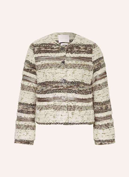 Куртка свободного кроя из букле