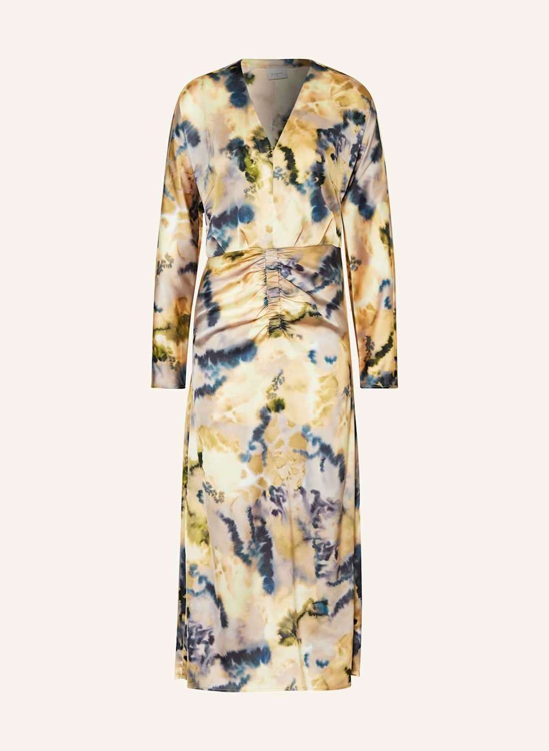 Атласное платье