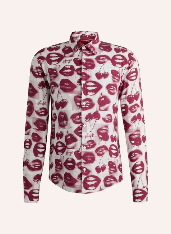 Деловая рубашка приталенного кроя ERMO