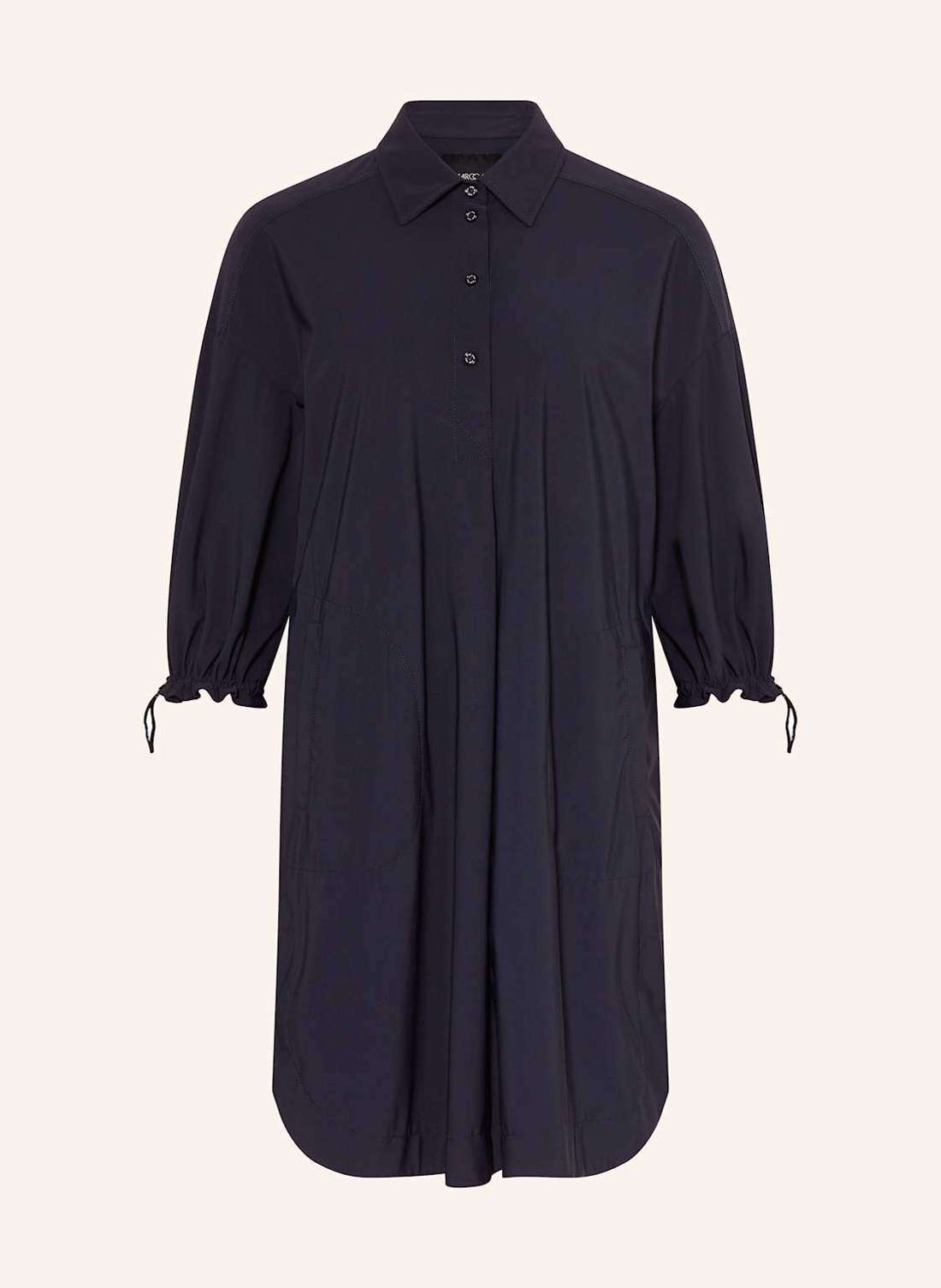 Платье-поло с рукавами 3/4