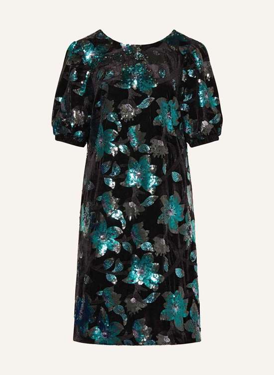 Бархатное платье с пайетками MMCLEMENTE