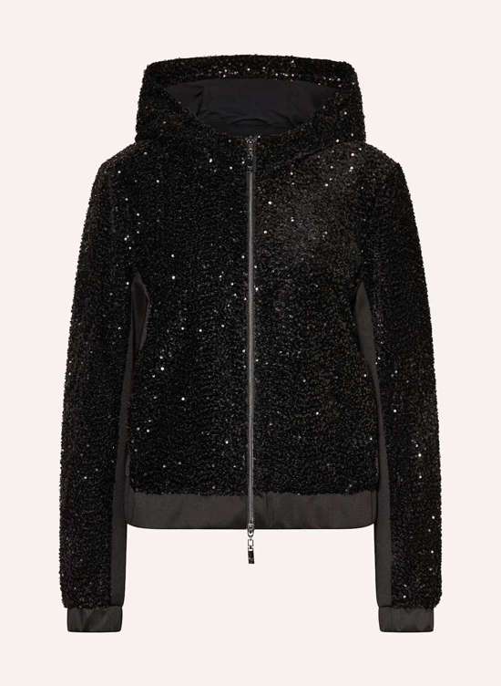 Жакет с пайетками и галлонными полосками