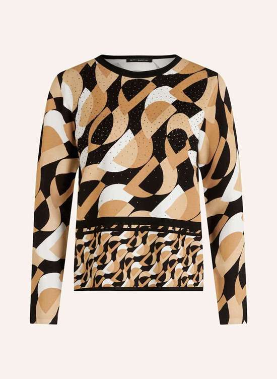 Свитер с драгоценными камнями