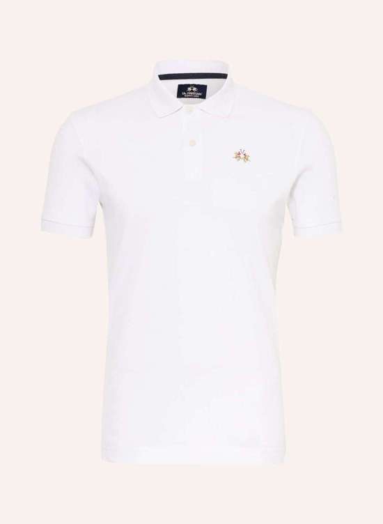 Рубашка-поло узкого кроя из пике