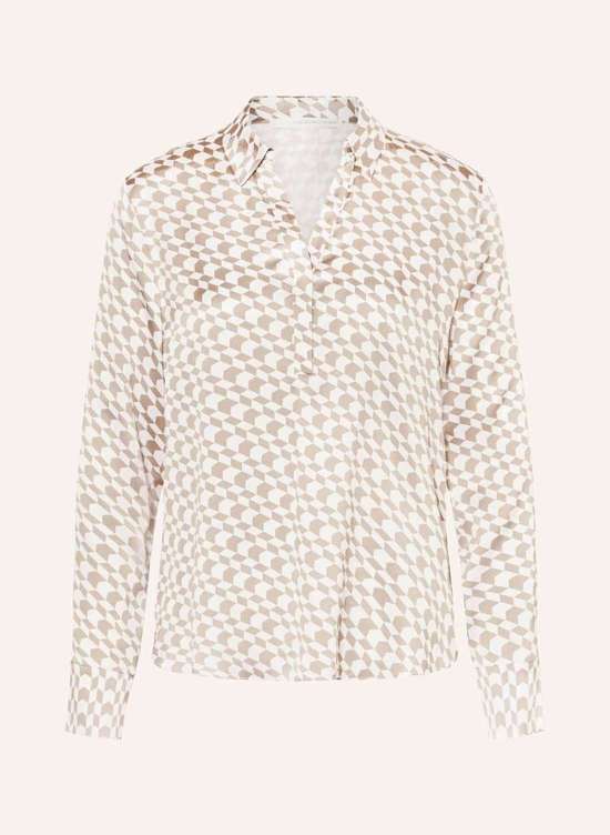 Шелковая блузка-рубашка