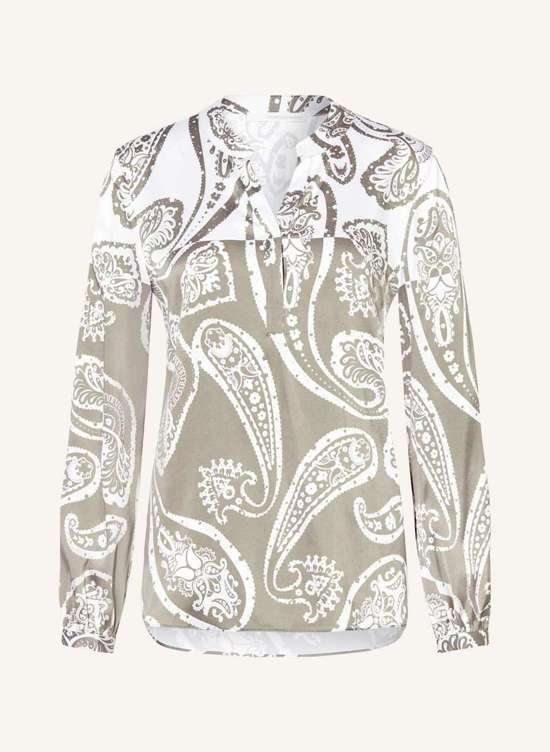 Шелковая блузка-рубашка