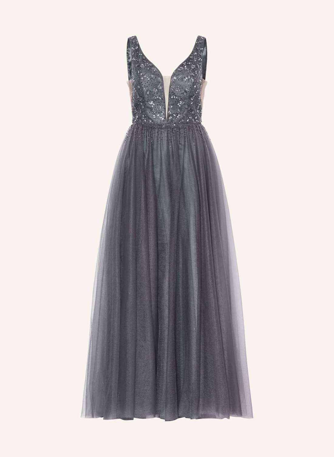 Вечернее платье с драгоценными камнями