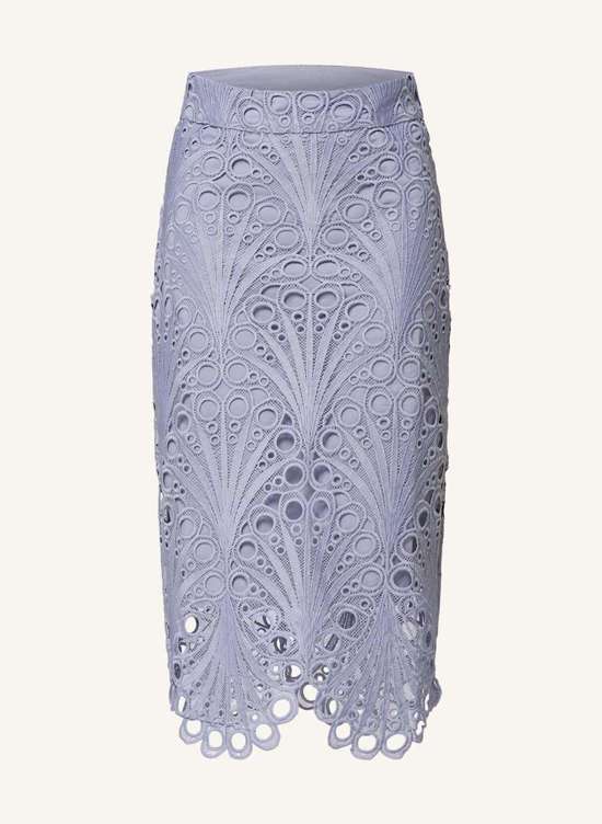 Юбка с дырочным кружевом