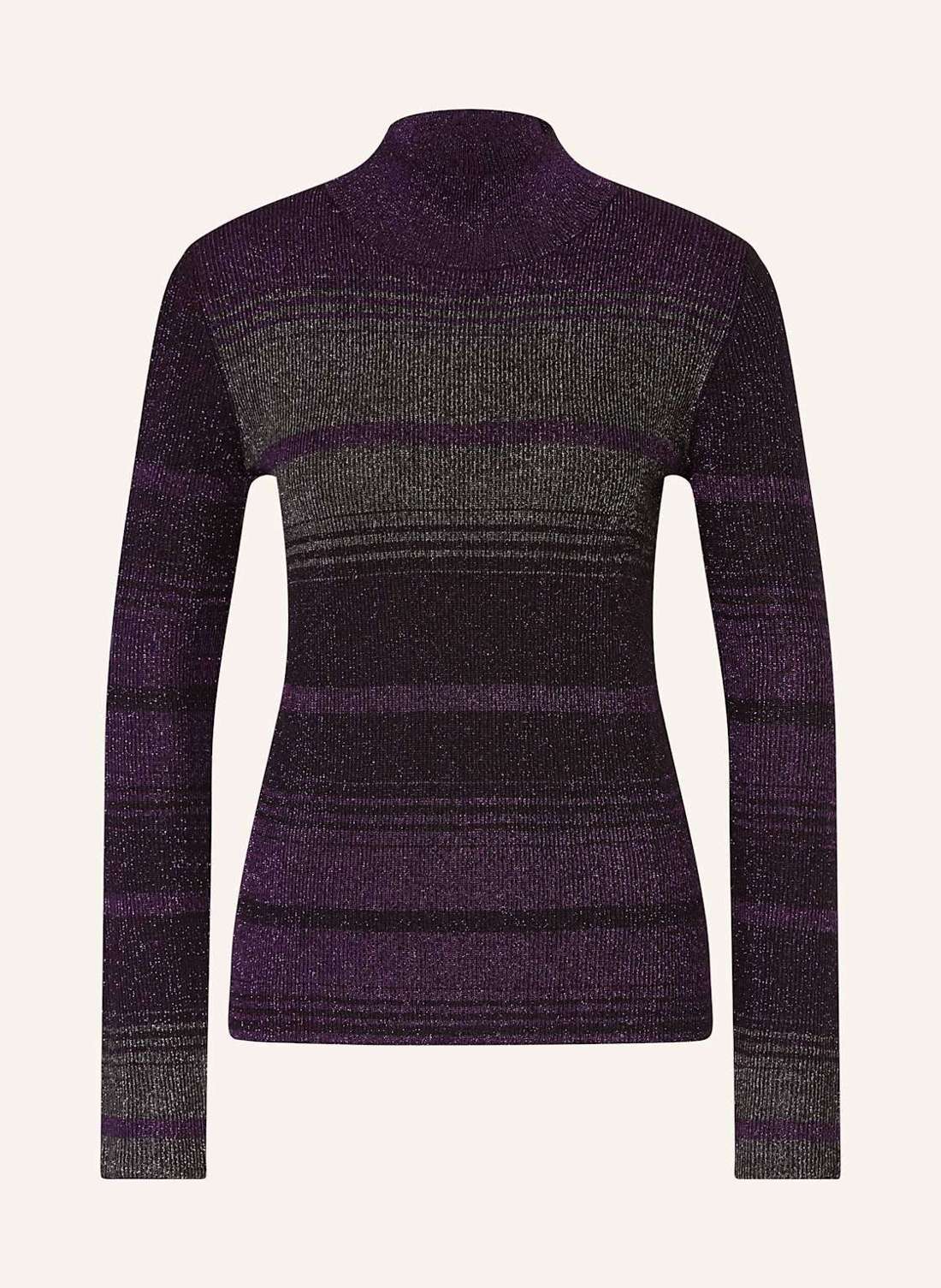 Свитер из блестящей пряжи