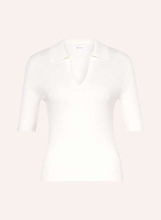 Вязаная рубашка-поло