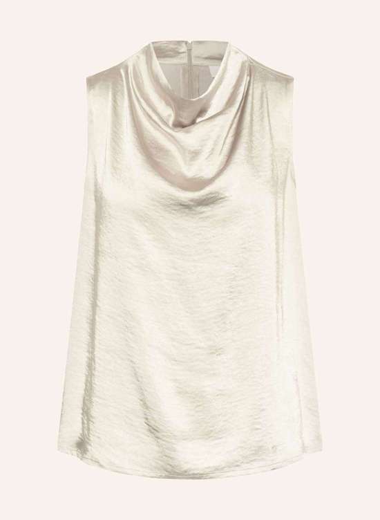 Атласная блузка-топ