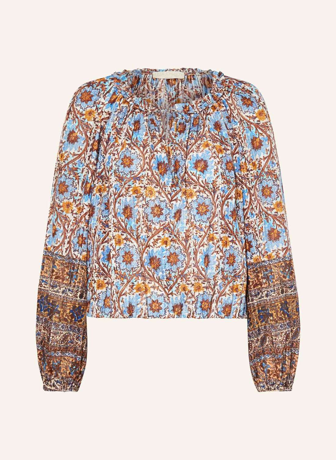 Блузка-рубашка с рюшами SILVA