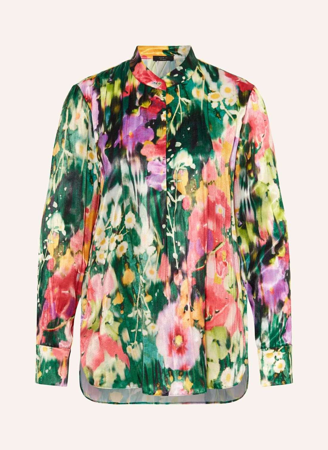 Атласная блузка