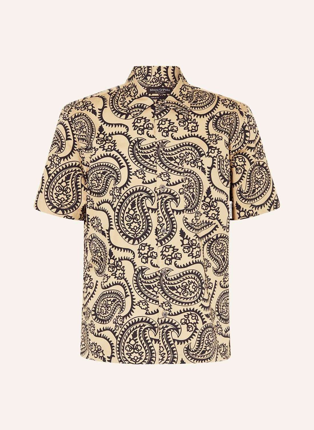 Рубашка с короткими рукавами, стандартного кроя