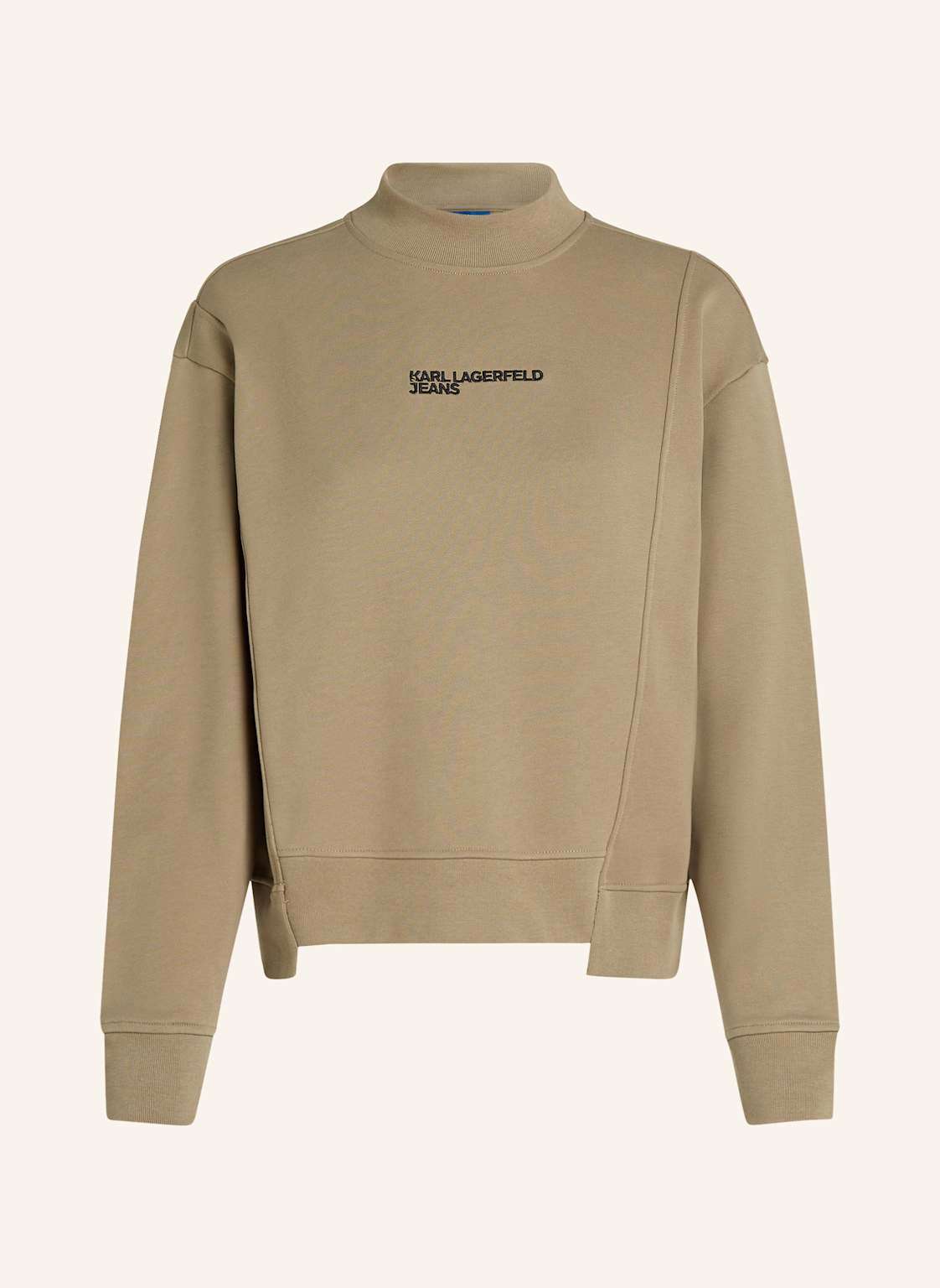 Асимметричная толстовка с воротником стойка ASYMMETRISCHES SWEATSHIRT MIT STEHKRAGEN