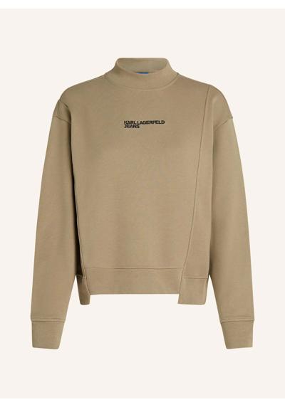 Асимметричная толстовка с воротником стойка ASYMMETRISCHES SWEATSHIRT MIT STEHKRAGEN