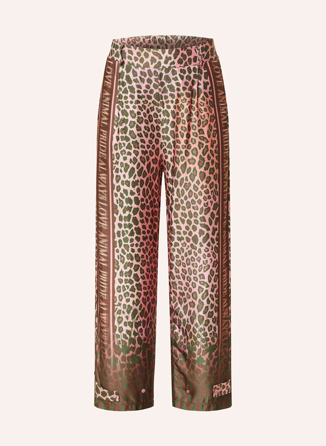 Атласные брюки-кюлоты