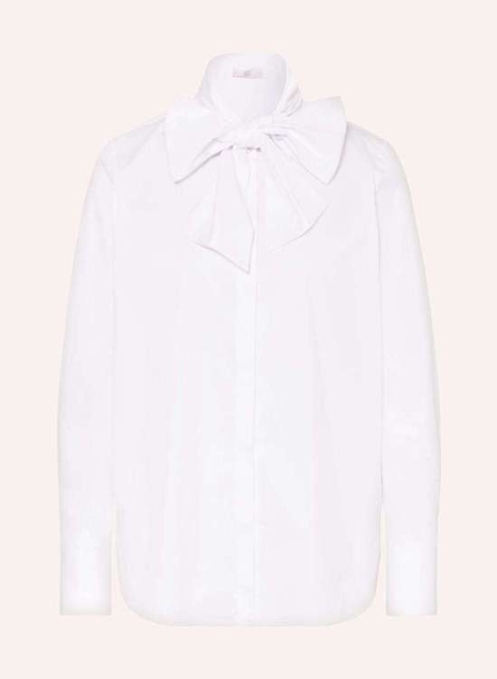 Блузка с завязками на воротнике
