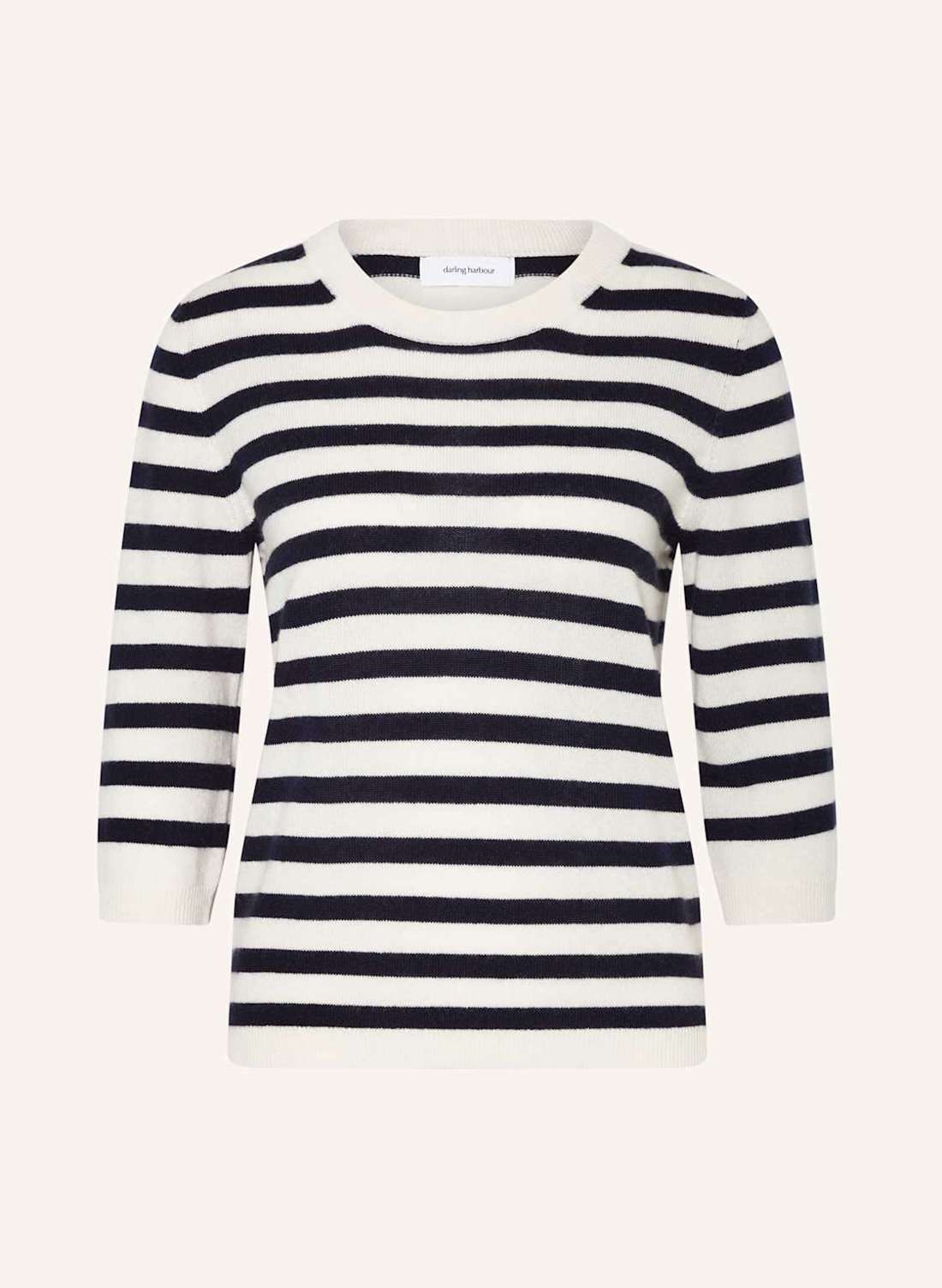 Кашемировый свитер с рукавами 3/4.