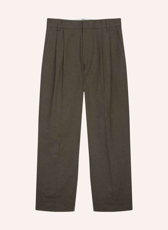 Брюки унисекс со складками оверсайз